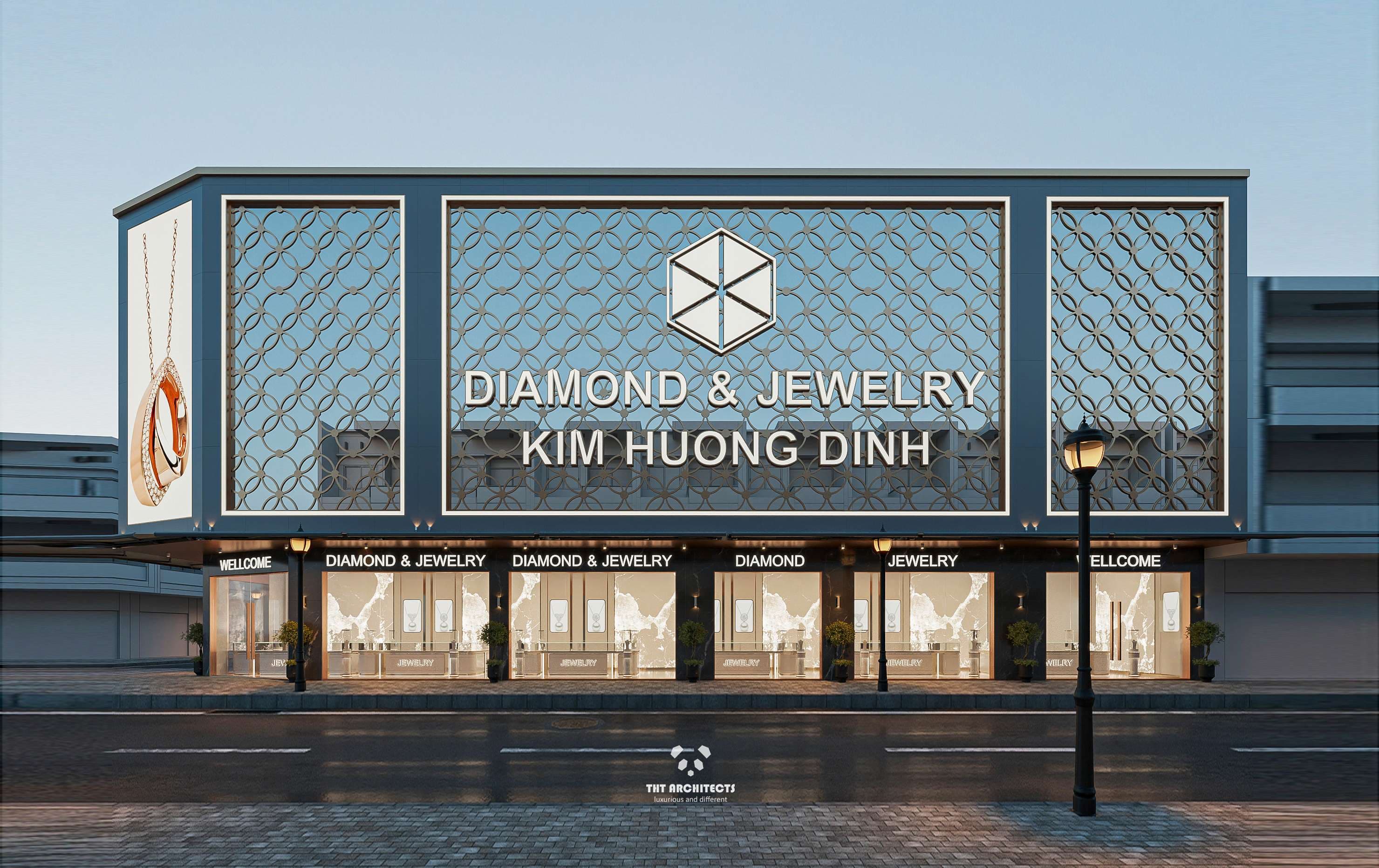 Dự án Tiệm vàng Kim Hương Dinh - THT Architects